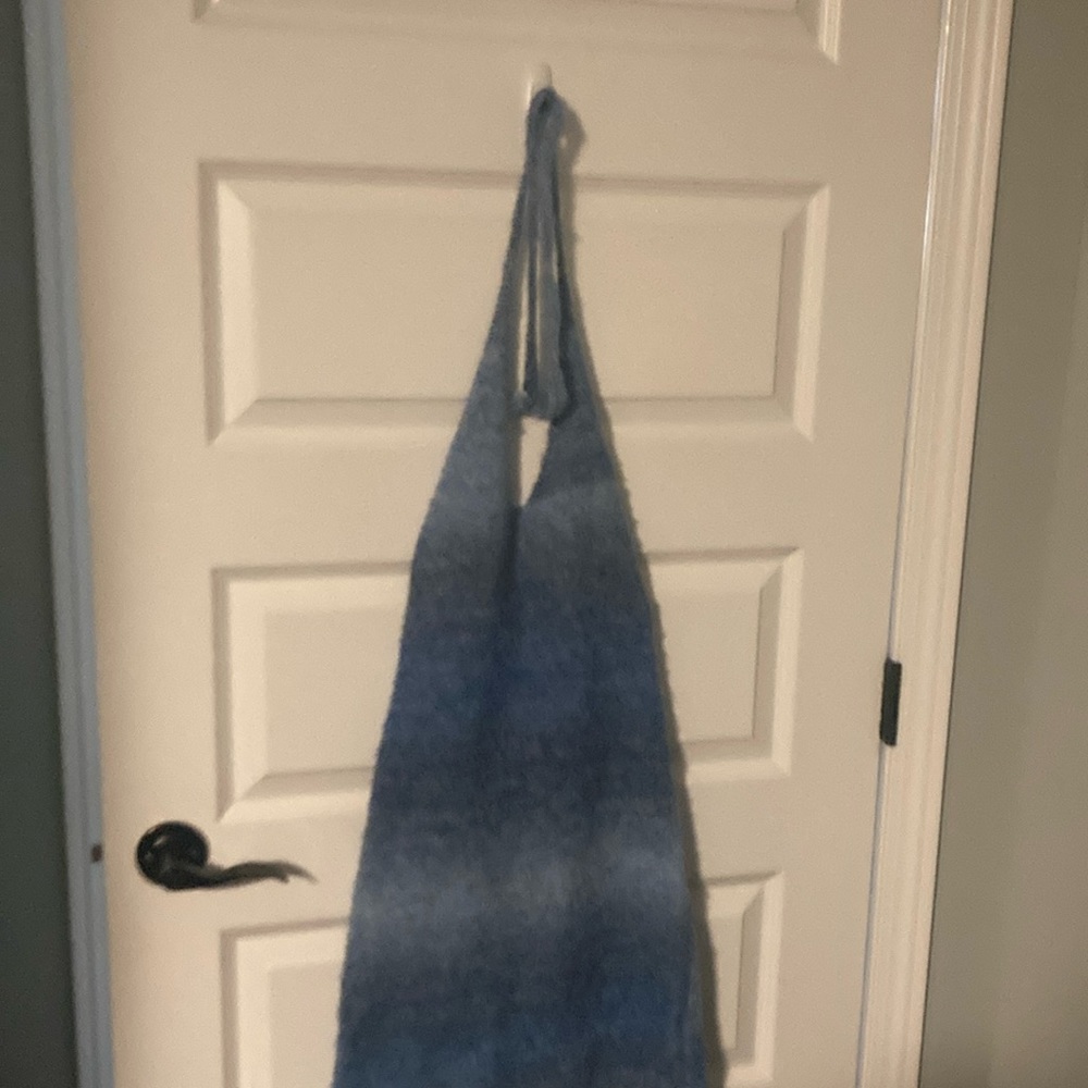 Princess Polly blue halter top mini dress